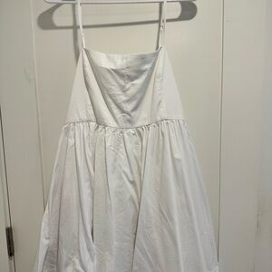 Elegant White mini dress